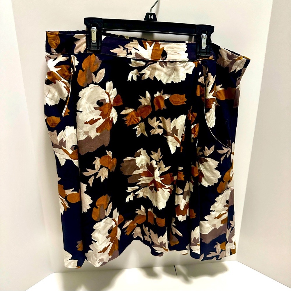 Old Navy Fall Floral Skirt Size M